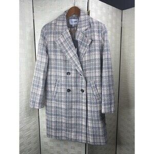 Fashion Nova Cove It Up Coat - Tweed beach gray Size Medium 34 inches Length
